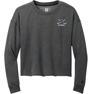 Midd South Hockey New Era Ladies Tri-Blend Fleece Crop Crew
