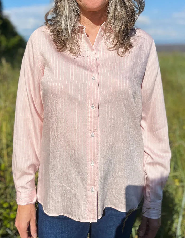 Milano Pink Pinstripe Shirt