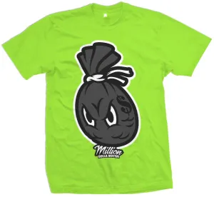 Money Bag - Ghost Electric Green T-Shirt