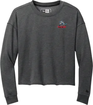 NJ Titans New Era Ladies Tri-Blend Fleece Crop Crew