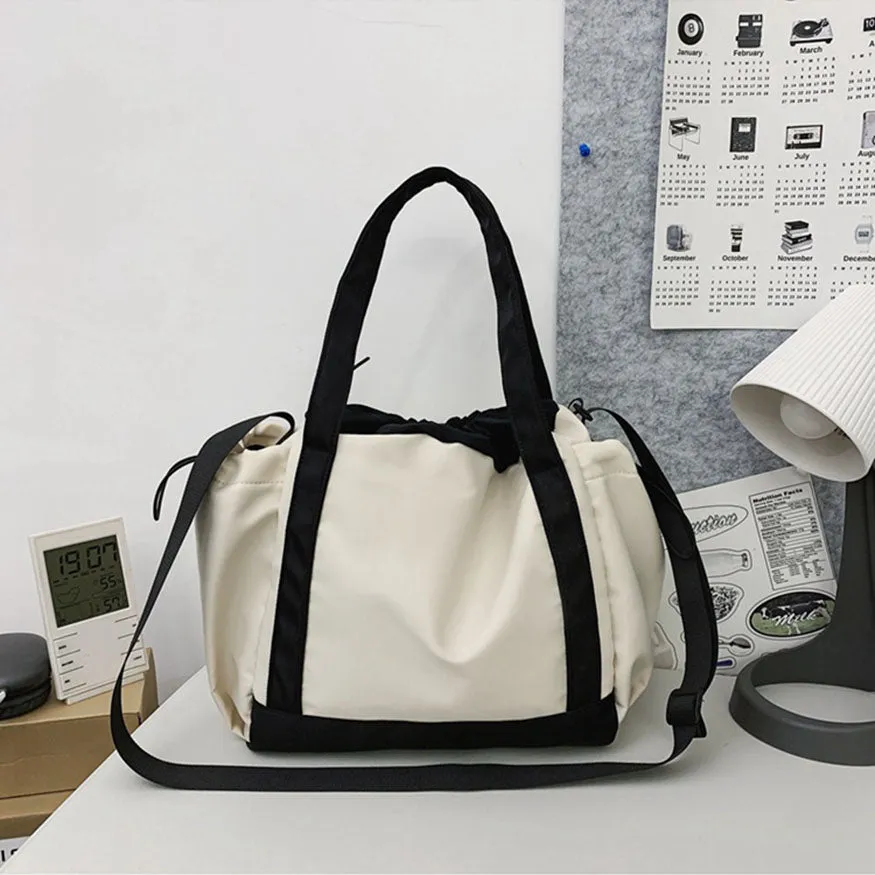 Oluolin College Style Star Printed Bag