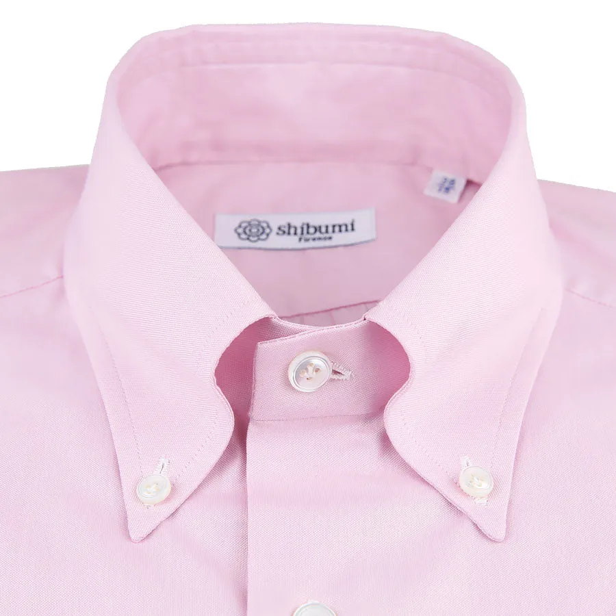 Oxford Button Down Shirt - Pink - Solid - Regular Fit