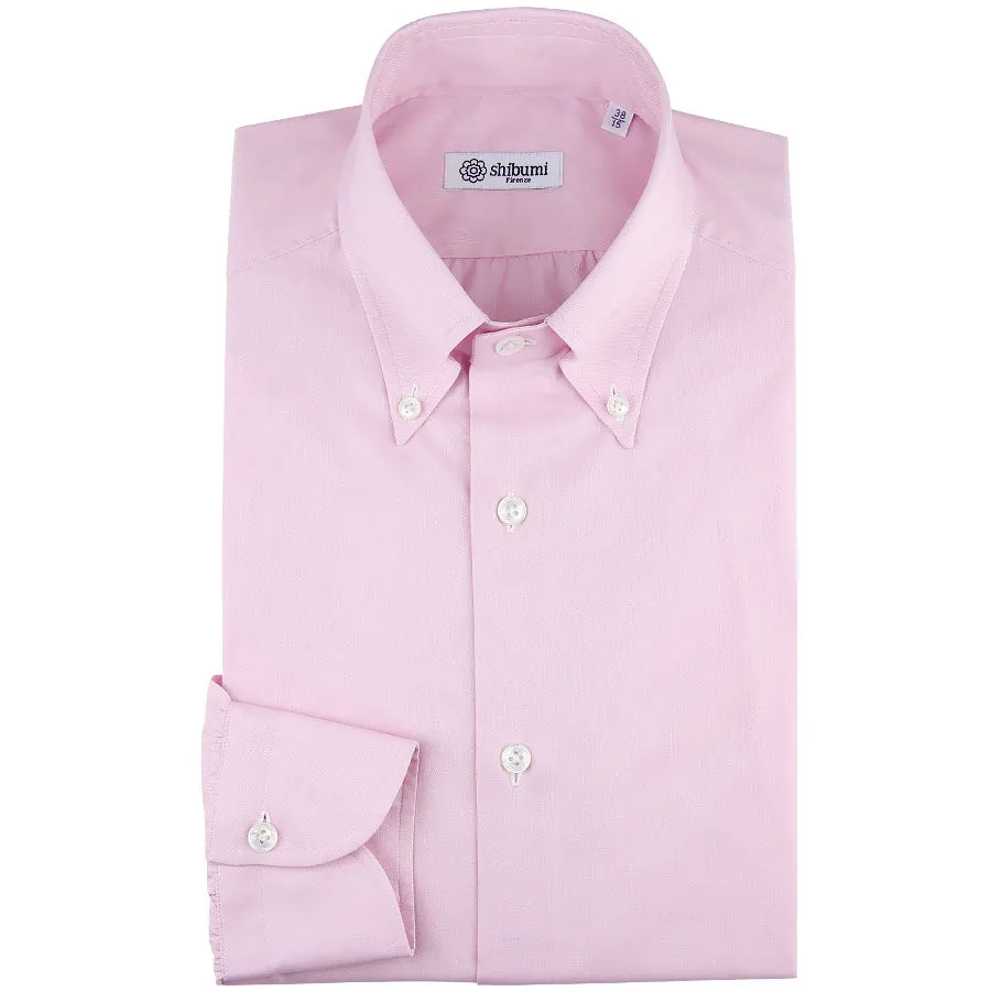 Oxford Button Down Shirt - Pink - Solid - Regular Fit