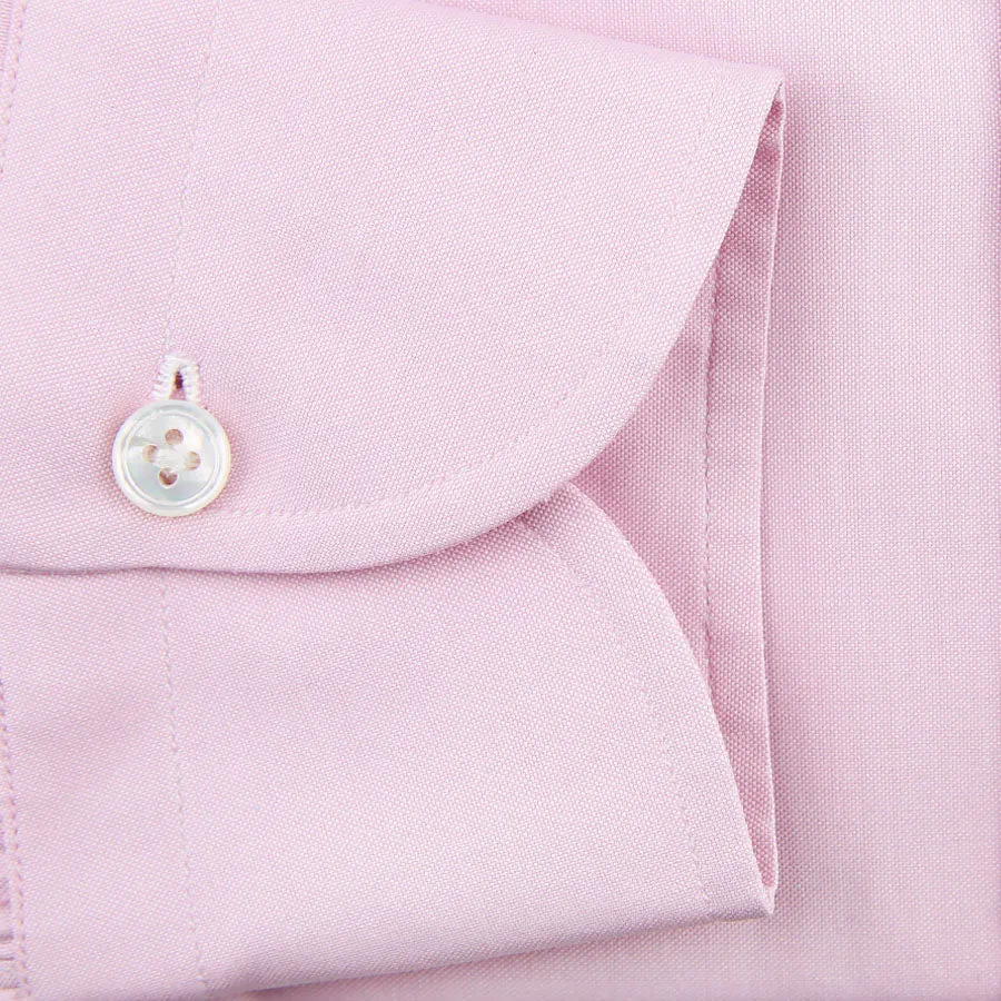 Oxford Button Down Shirt - Pink - Solid - Regular Fit