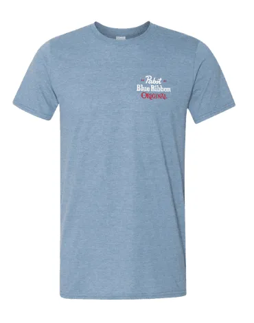 Pabst Blue Ribbon Can (Heather Indigo) / Shirt