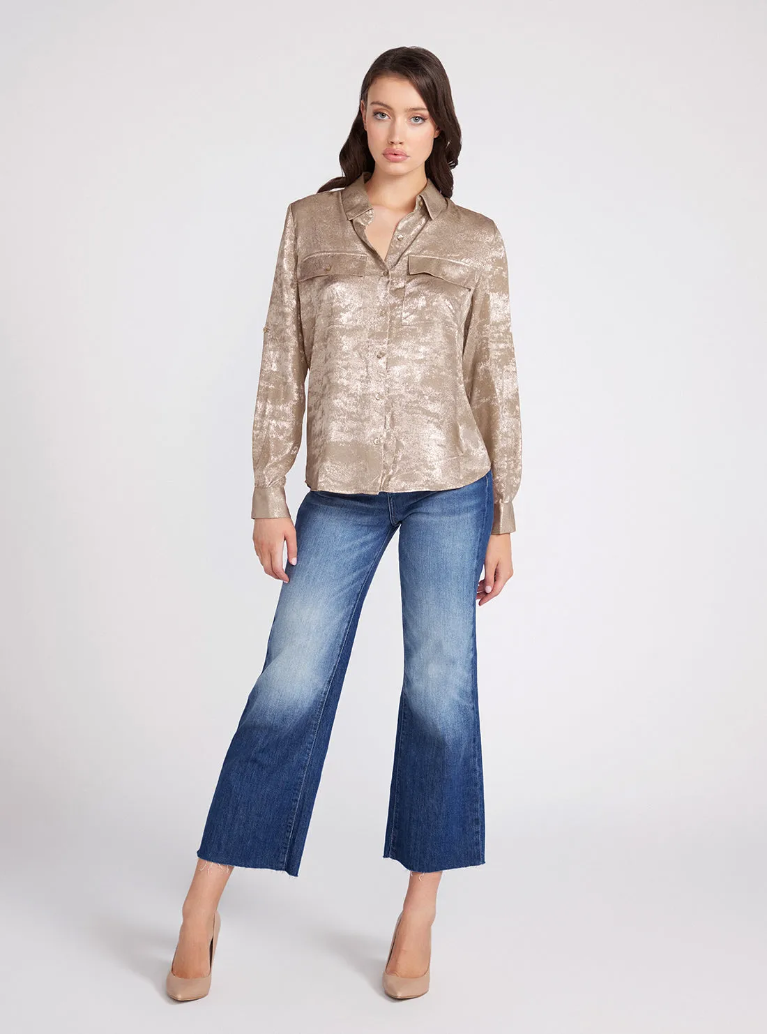 Pink Metallic Annamaria Top