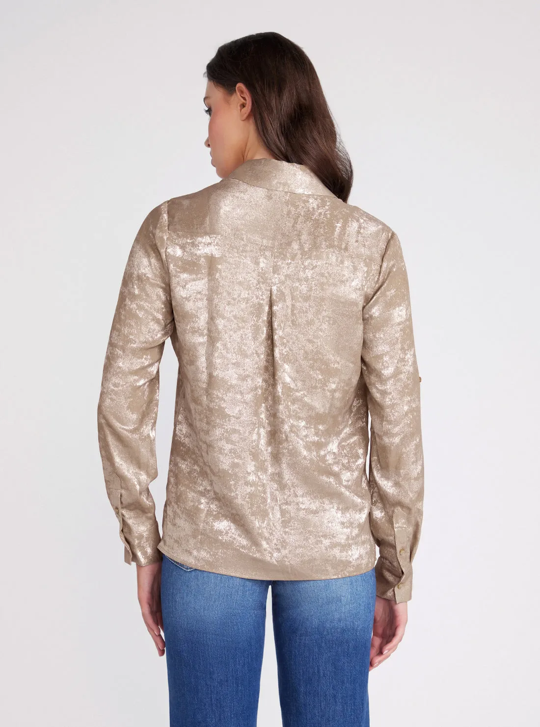 Pink Metallic Annamaria Top