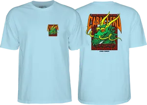 Powell Peralta Cab Street Dragon T-Shirt - Powder Blue