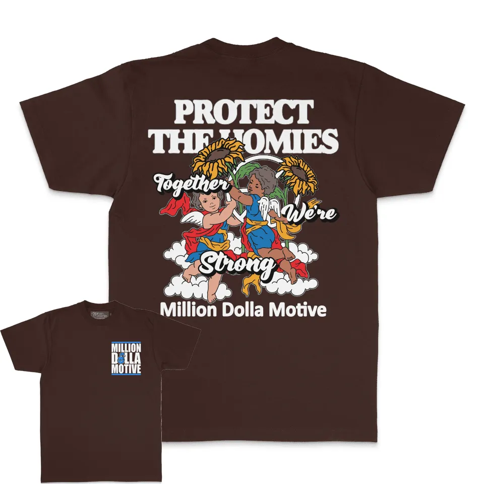 Protect the Homies - Brown T-Shirt