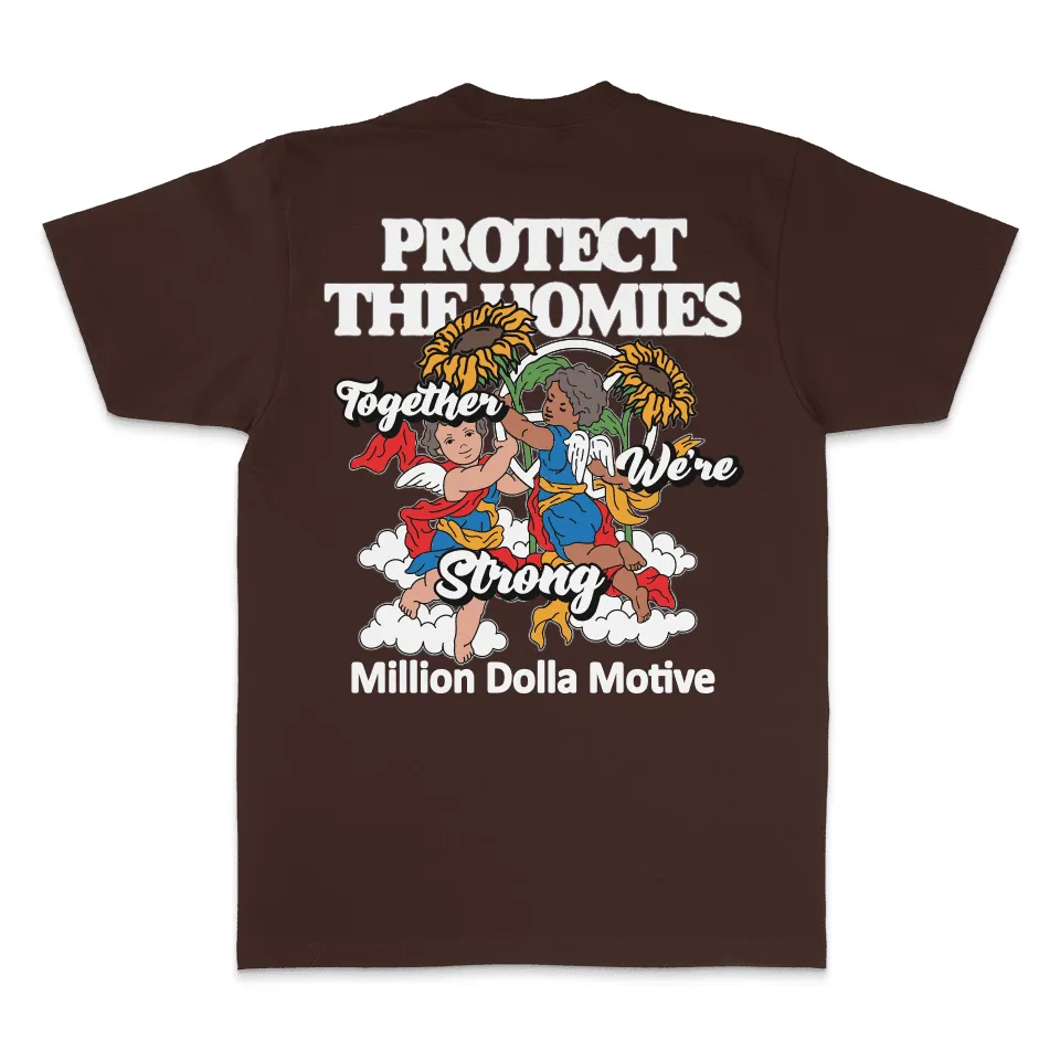 Protect the Homies - Brown T-Shirt