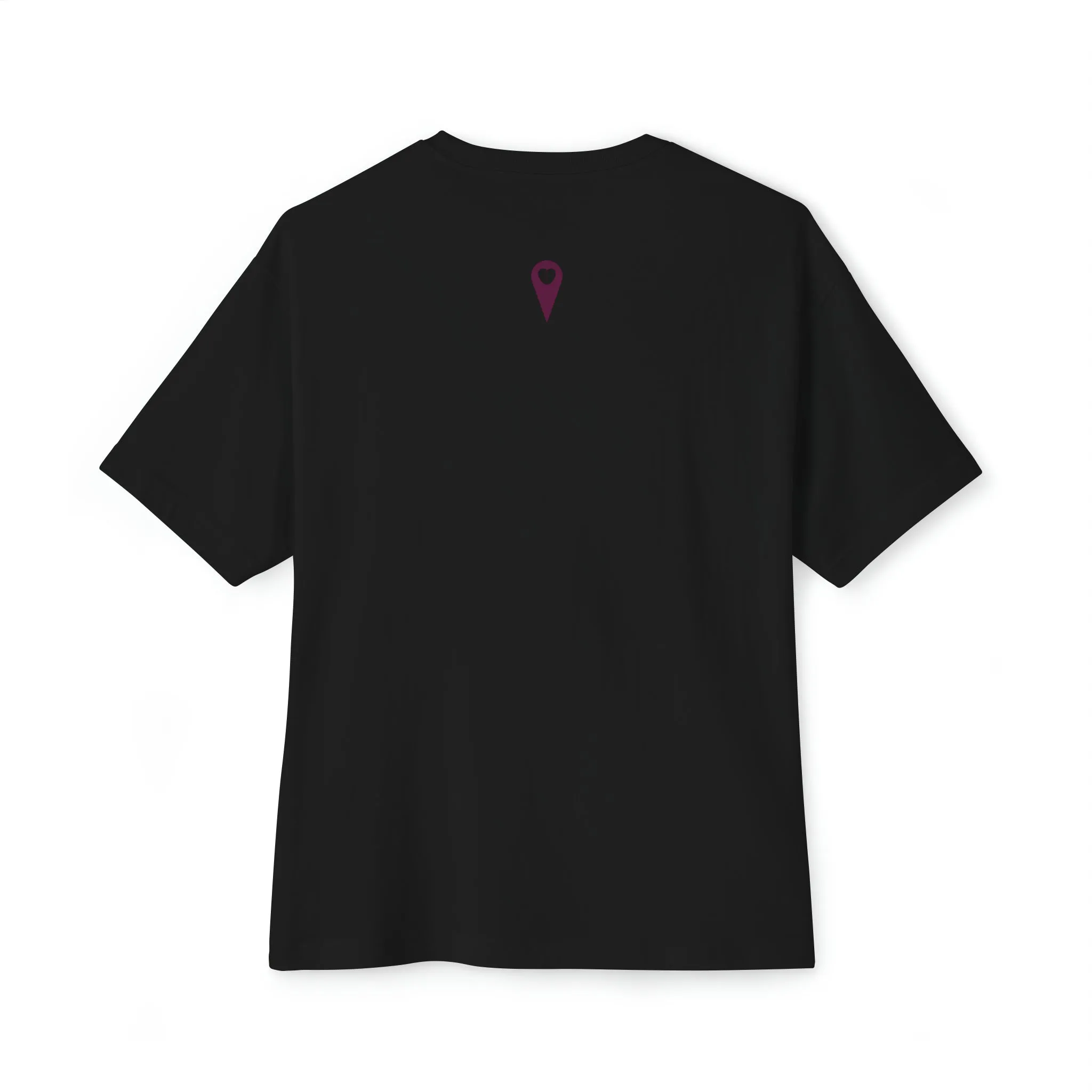 "BRAVE Hearts (Deep Purple)" Unisex Oversized Boxy Tee