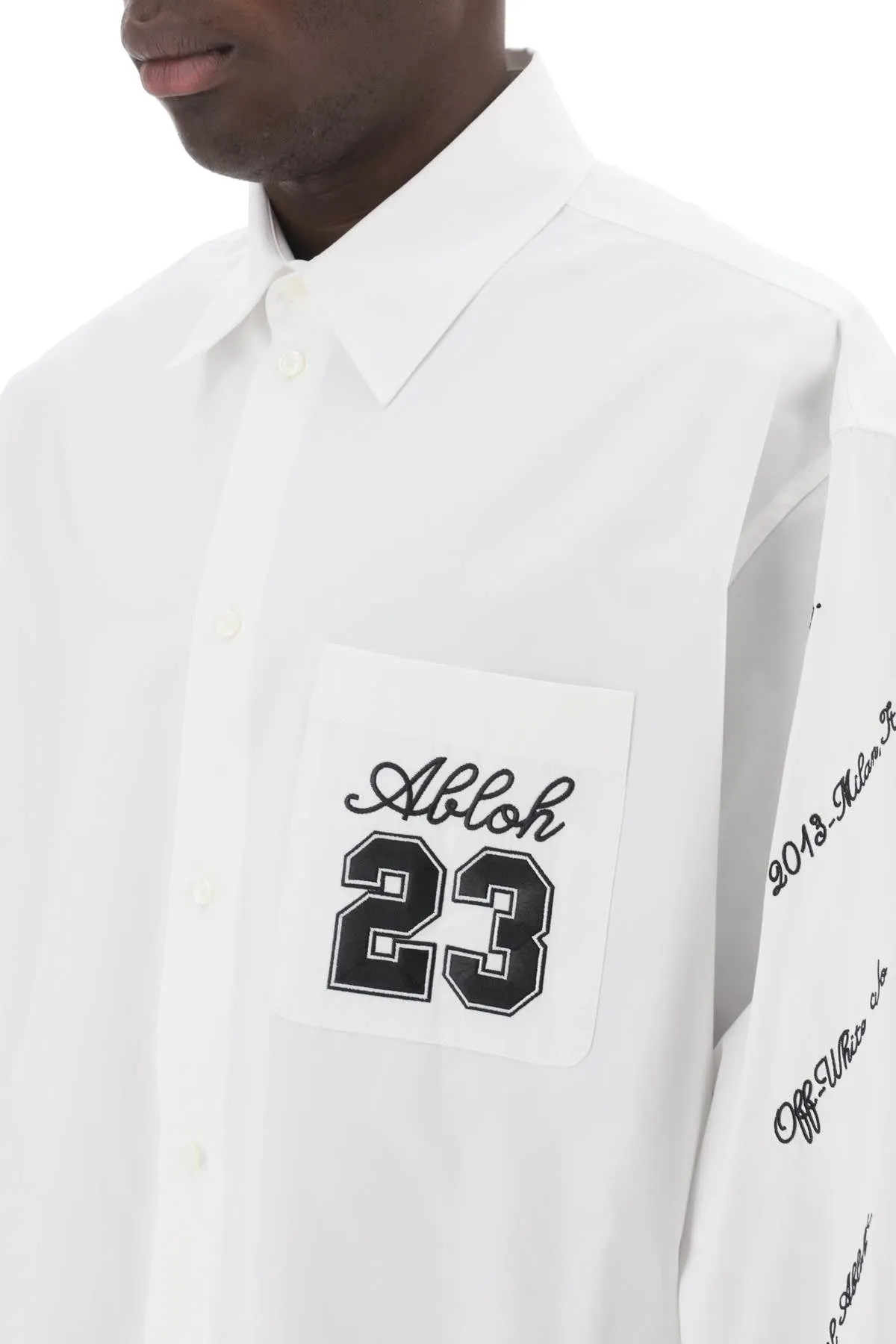 "oversized shirt with