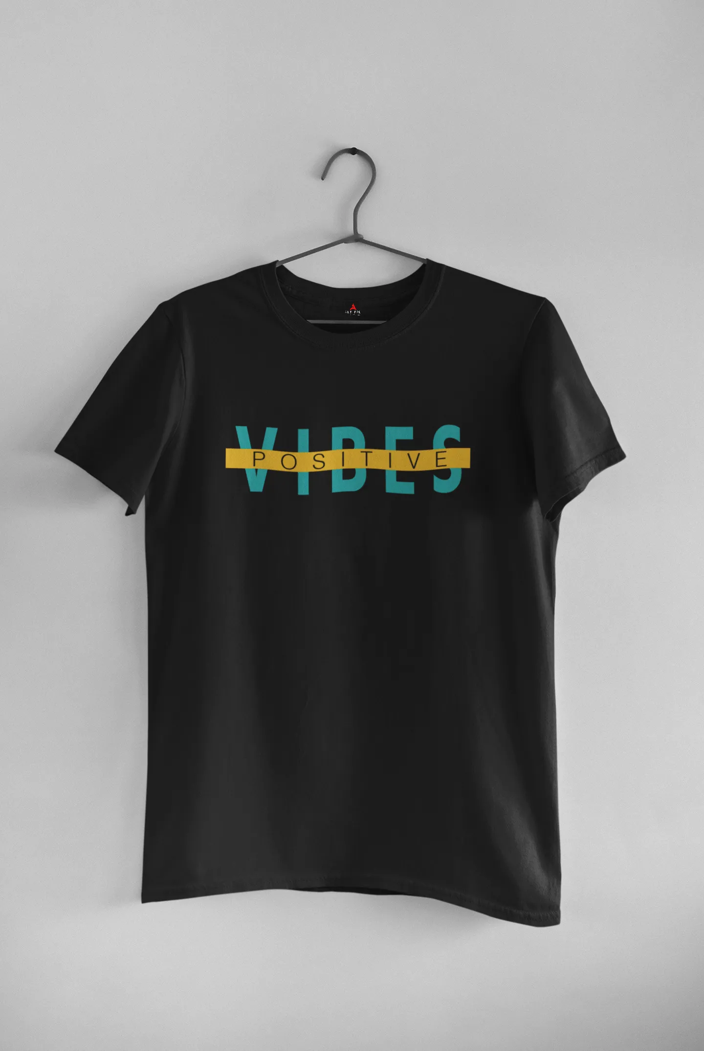 "POSITIVE VIBES"- HALF-SLEEVE T-SHIRT'S