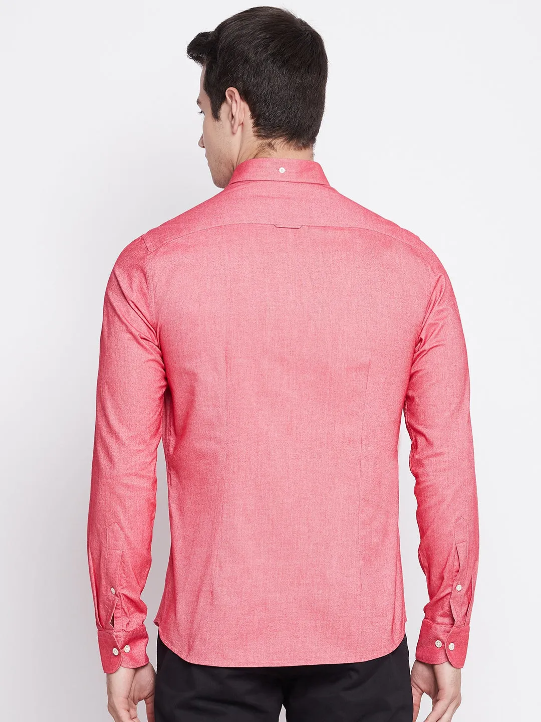 Radical Red Oxford Cotton Shirt
