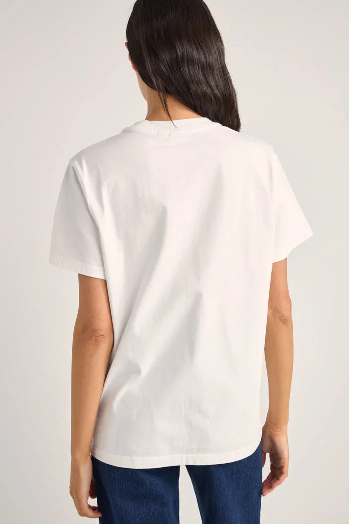 Rhythm Vino Boyfriend Tee - WHITE