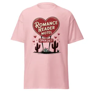 Romance Reader Motel - Valentine’s Day T-Shirt - Lightweight and Comfortable