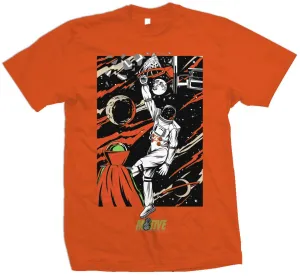 Shattered Backboard Dunk - Orange T-Shirt