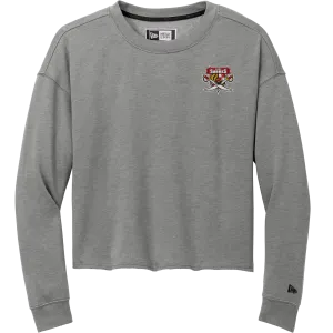 SOMD Lady Sabres New Era Ladies Tri-Blend Fleece Crop Crew