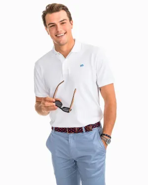 Southern Tide Skipjack Polo in Classic White