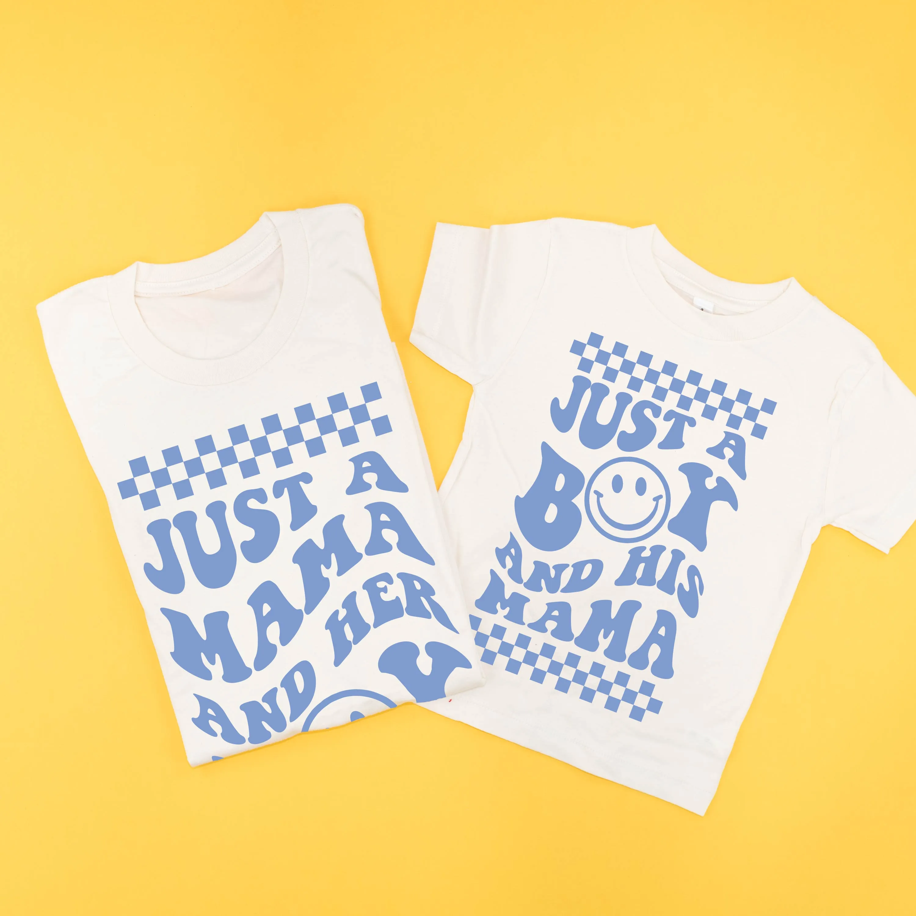 THE RETRO EDIT - Just a Mama and Her Boy (Singular) / Just a Boy and His Mama - Set of 2 Shirts