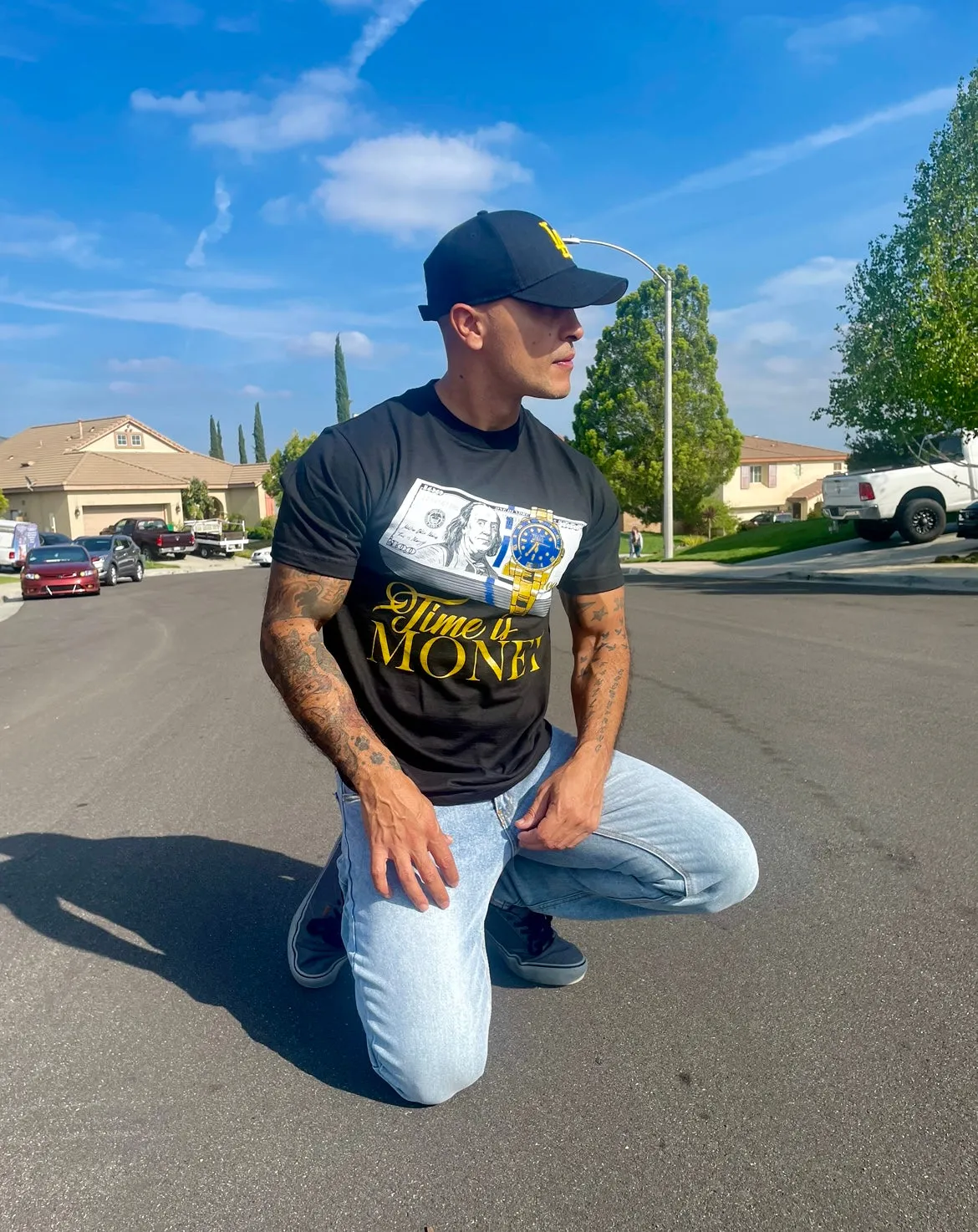 Time Is Money - Black T-Shirt