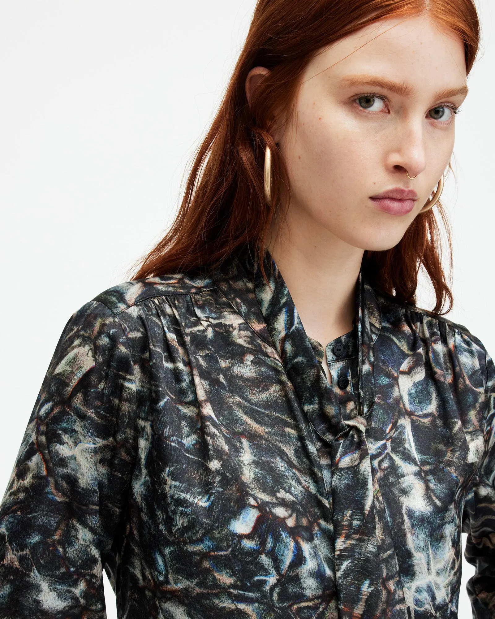 Toni Silk Blend Caladesi Printed Shirt
