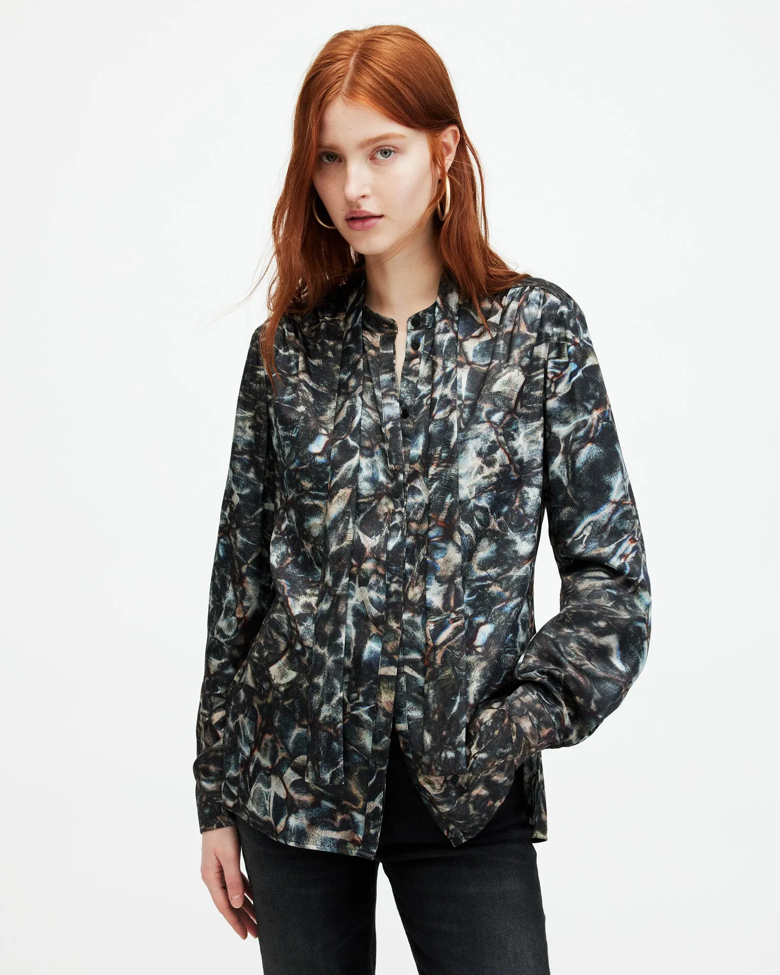 Toni Silk Blend Caladesi Printed Shirt