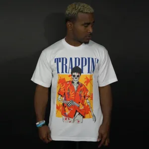Trappin Skullface - White T-Shirt