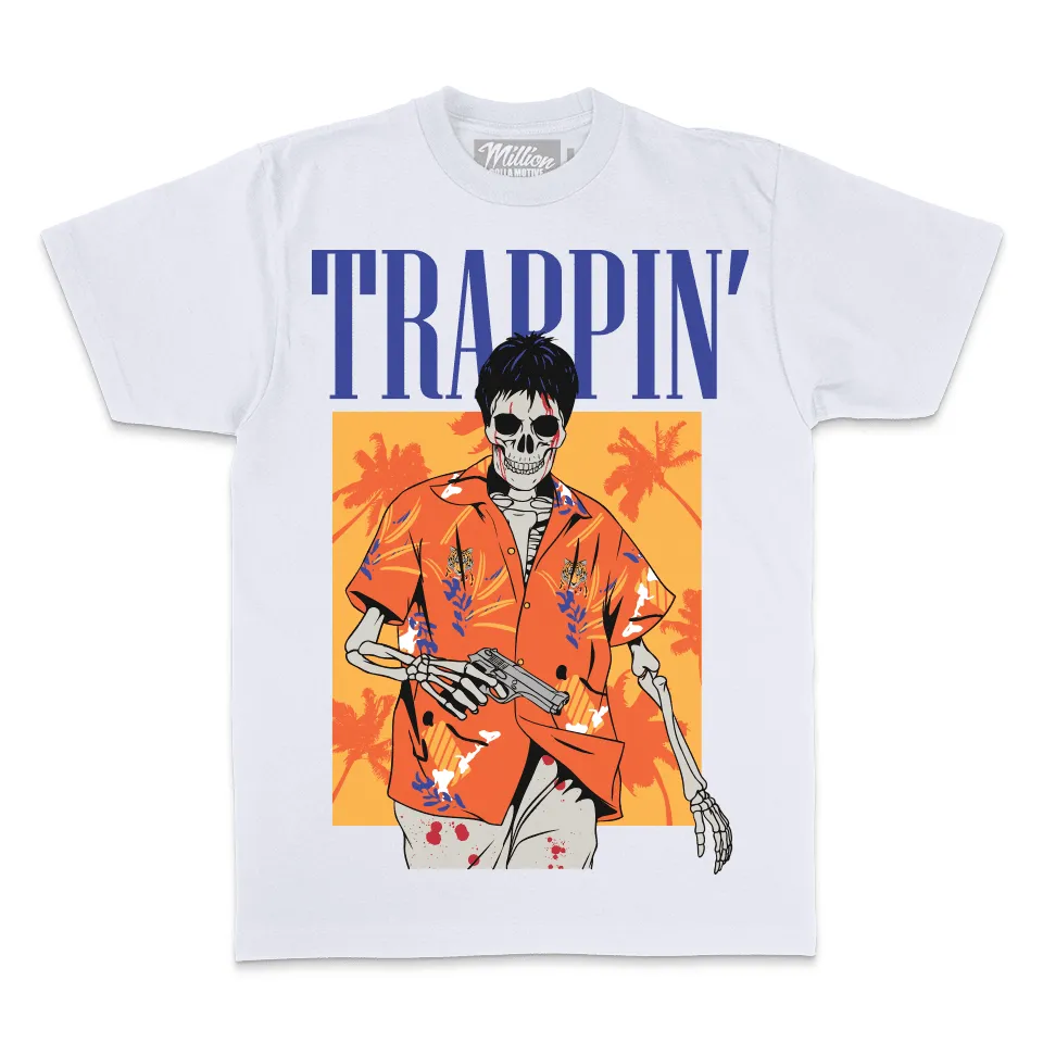 Trappin Skullface - White T-Shirt