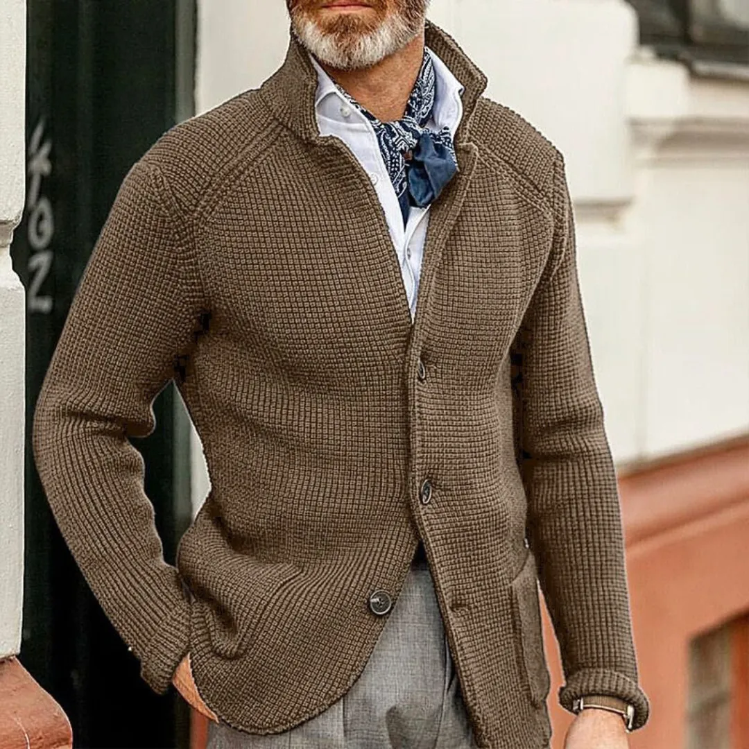TREYTON™ - MEN'S ELEGANT BUTTON UP CARDIGAN