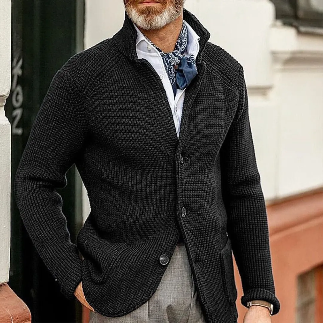 TREYTON™ - MEN'S ELEGANT BUTTON UP CARDIGAN