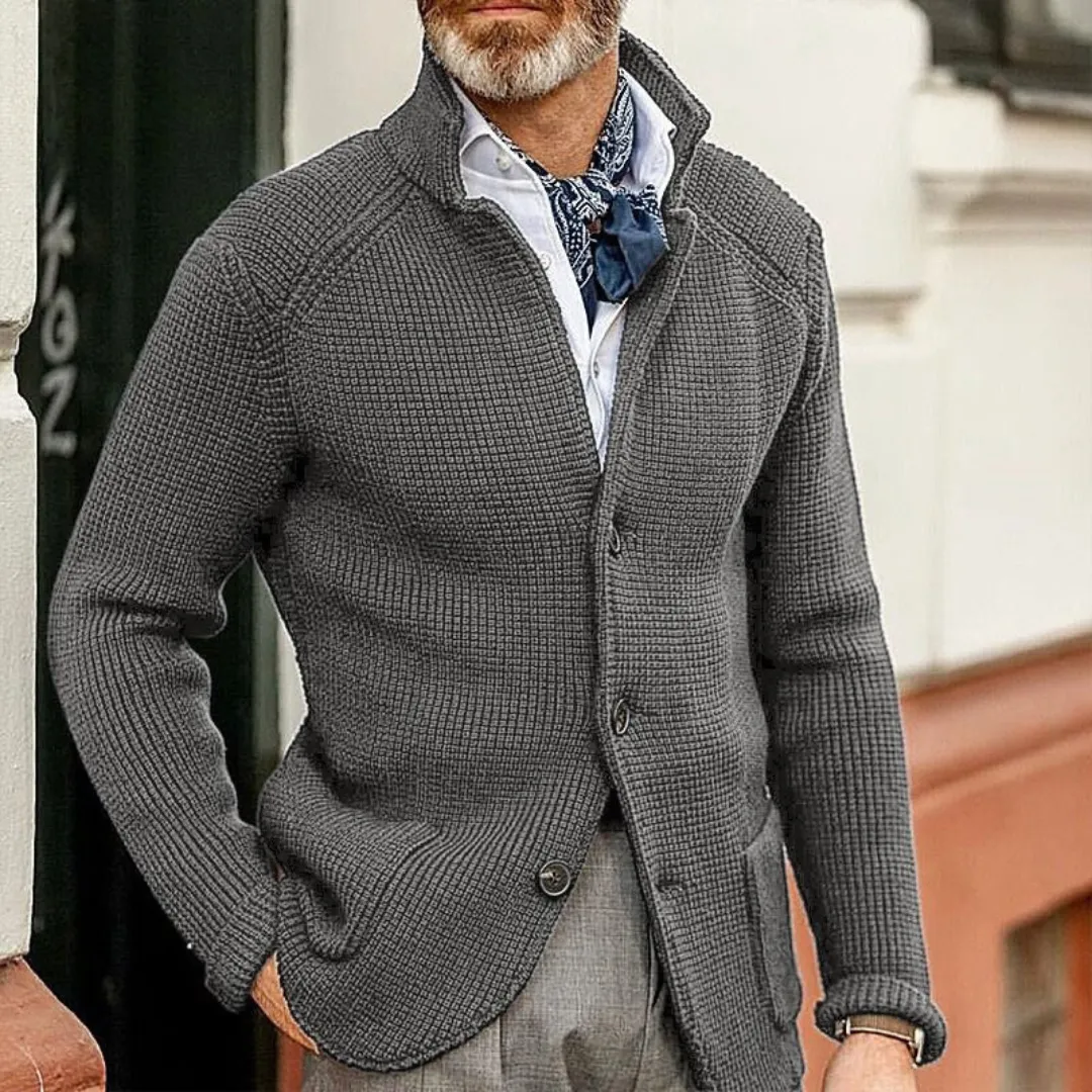 TREYTON™ - MEN'S ELEGANT BUTTON UP CARDIGAN