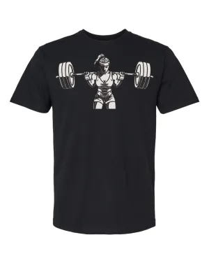 Tshirt Gym Chris Female 2 Black