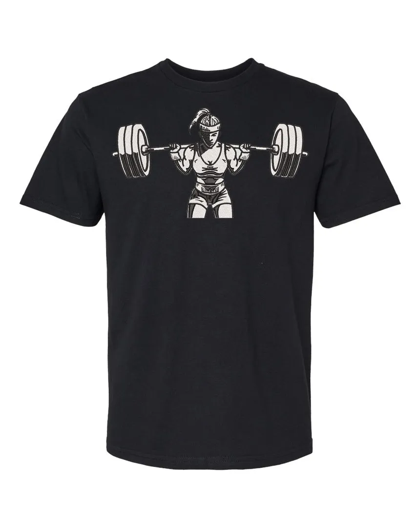 Tshirt Gym Chris Female 2 Black