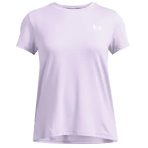 Under Armour Knockout Short Sleeve Tee - Girls - Salt Purple/White
