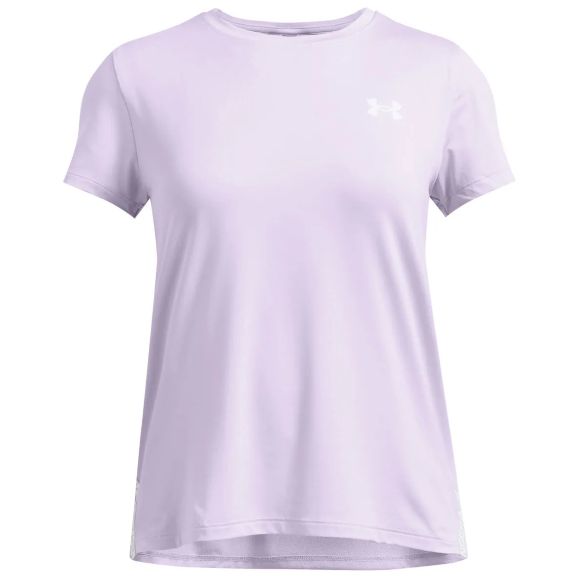 Under Armour Knockout Short Sleeve Tee - Girls - Salt Purple/White