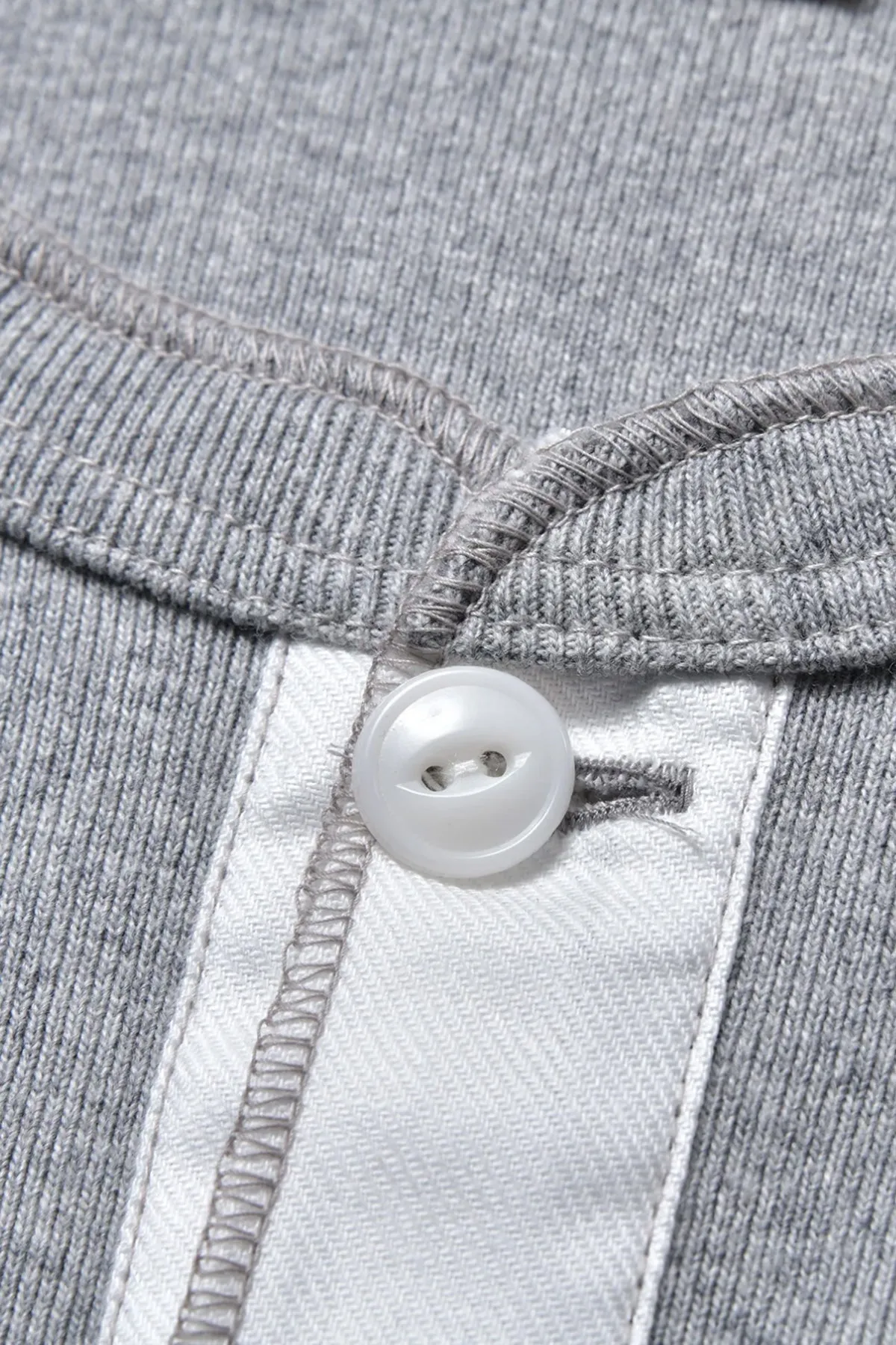 Union Henley Undershirt S/S - Grey