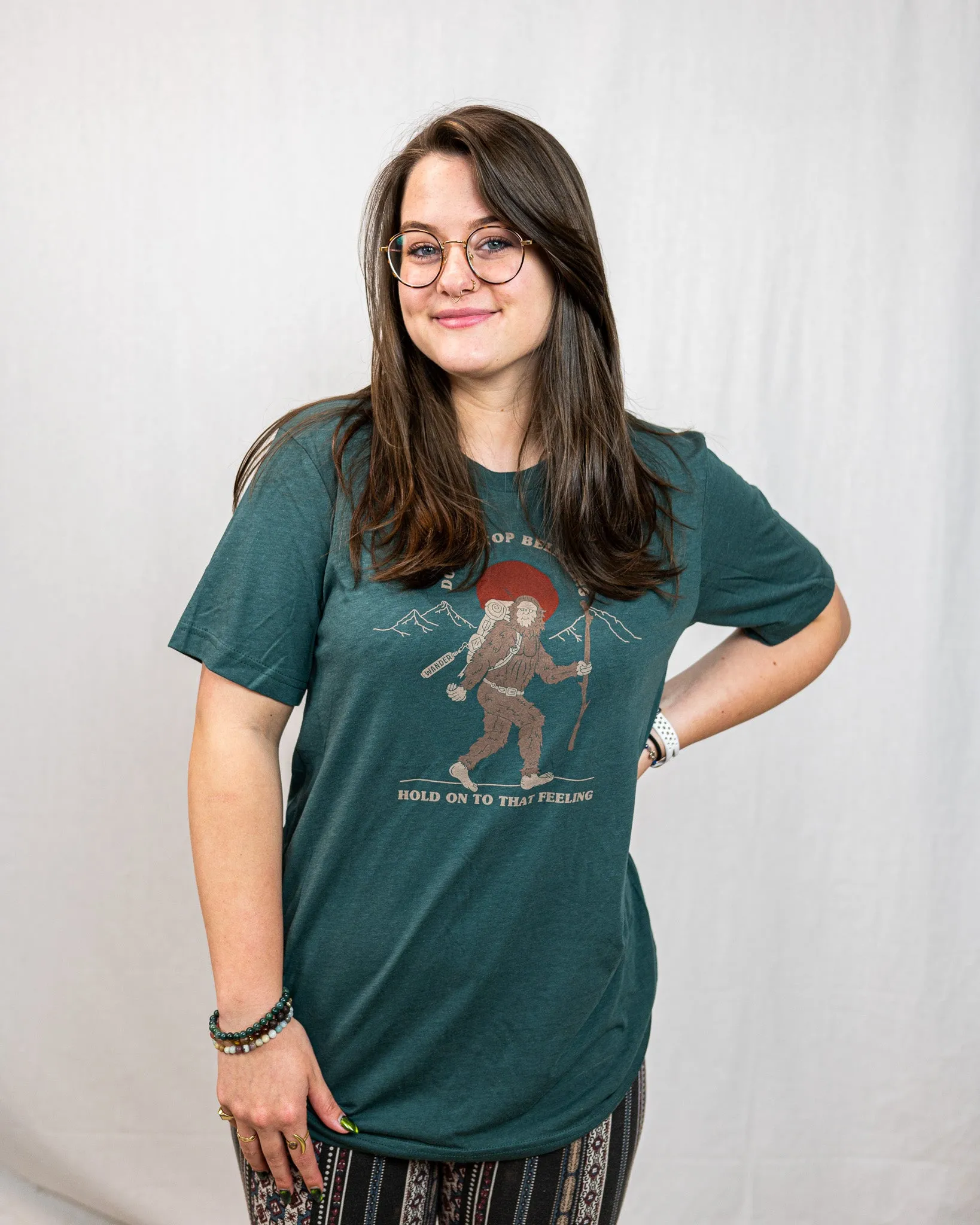 Unisex Don't Stop Believing SS - Forest