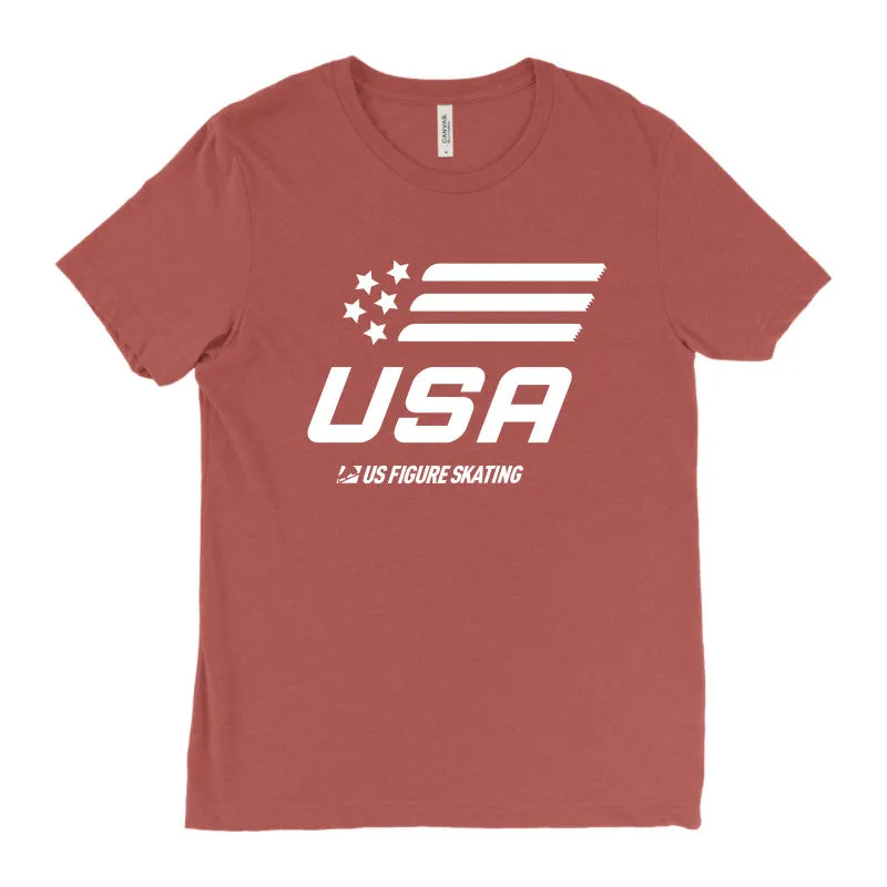USA Stars & Blades, Triblend T-shirt