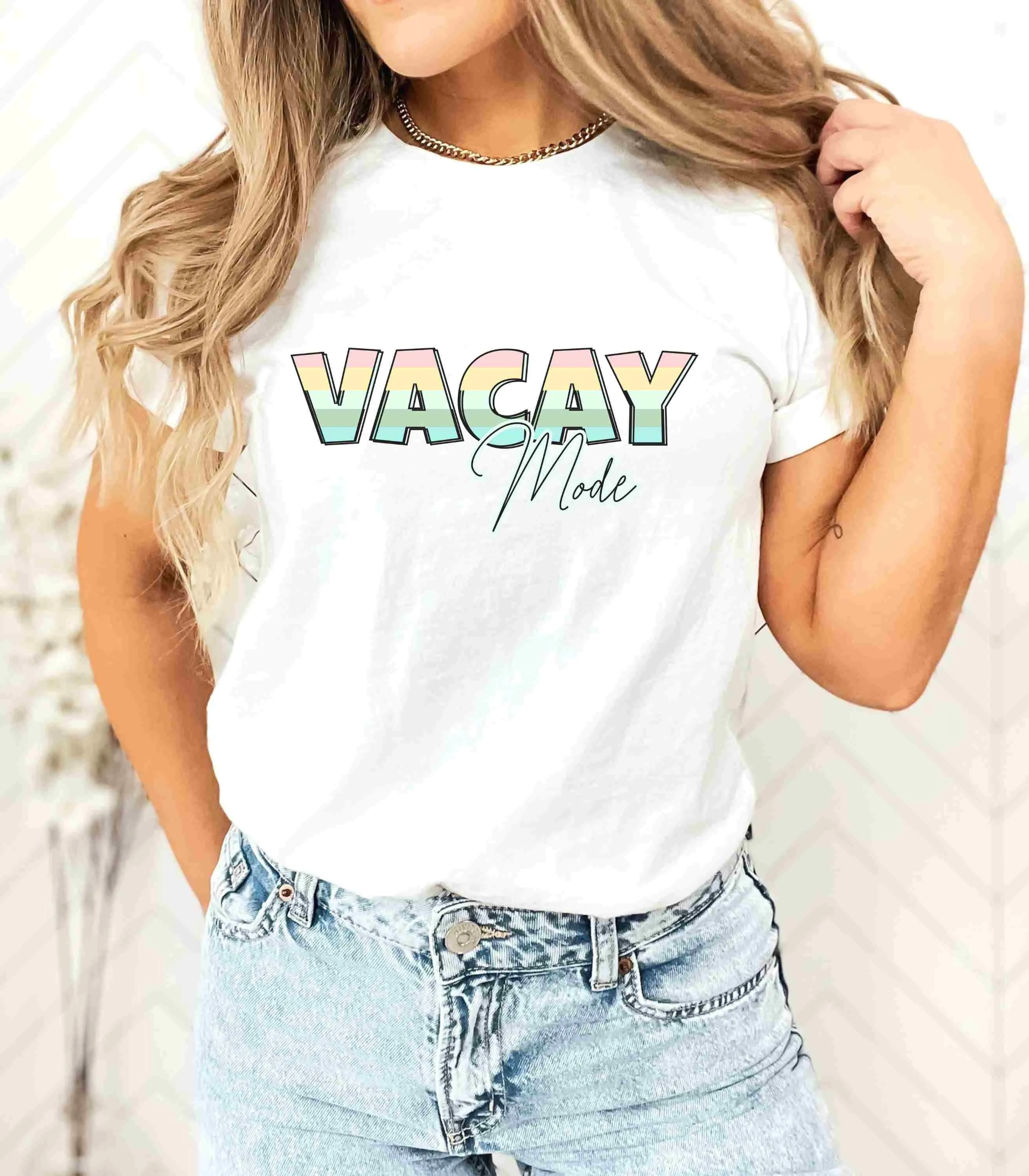 Vacay Mode, Vacation shirt, Travel, Summer Shirt, Vacation Vibes, Beach Vibes