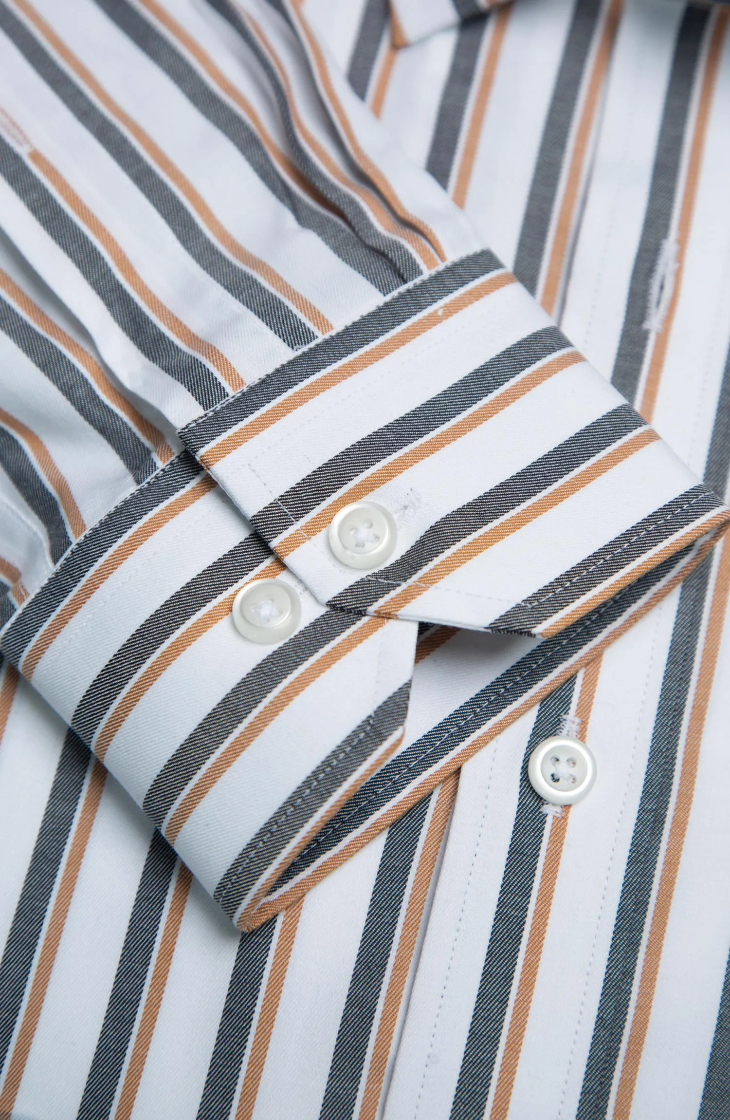 White/Black Formal Cotton Shirt