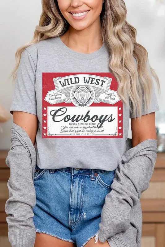 Wild West Cowboys Graphic T Shirts