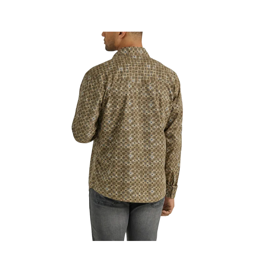 Wrangler Men's Retro Premium Brown Shirt