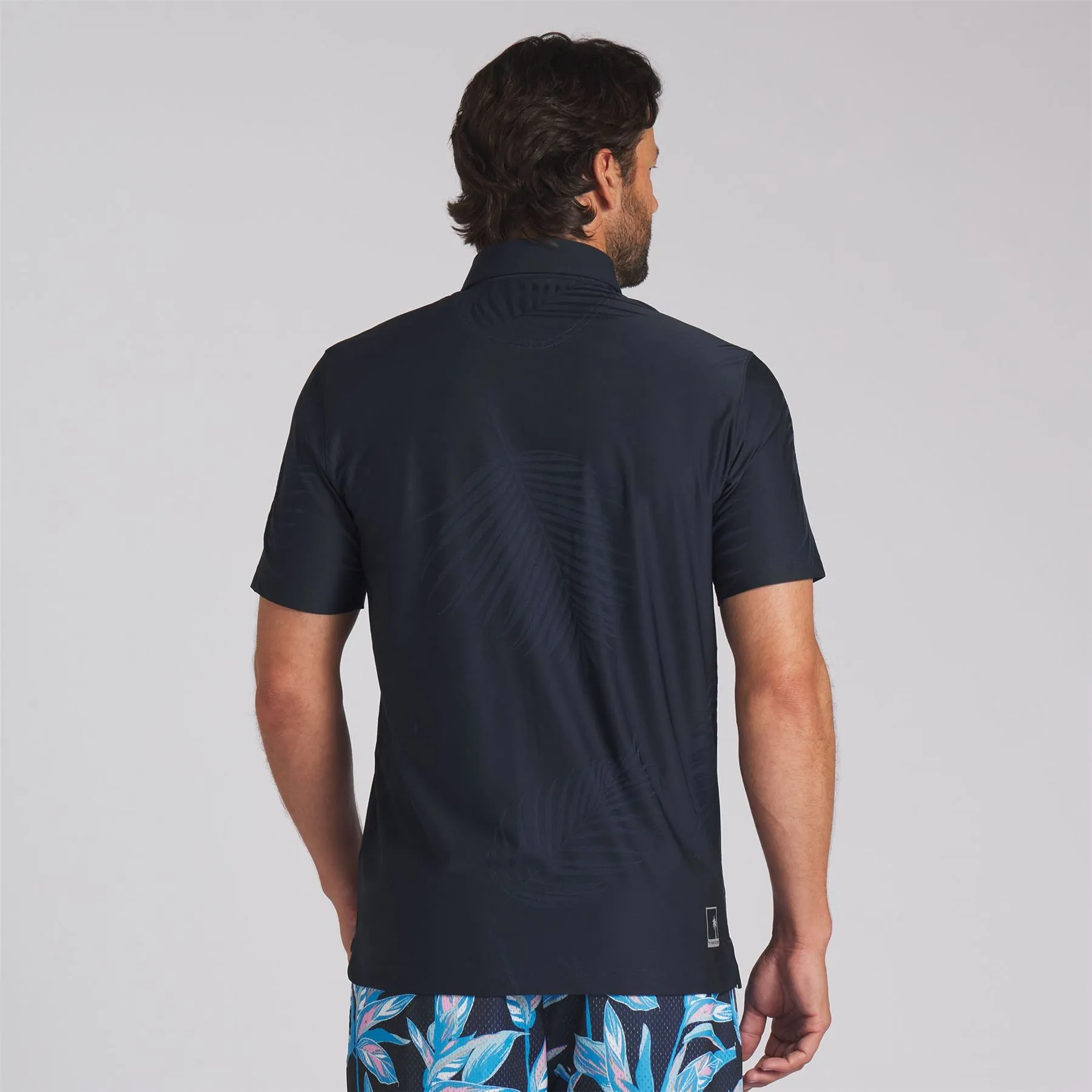 X PTC Jacquard Polo Deep Navy - SS24