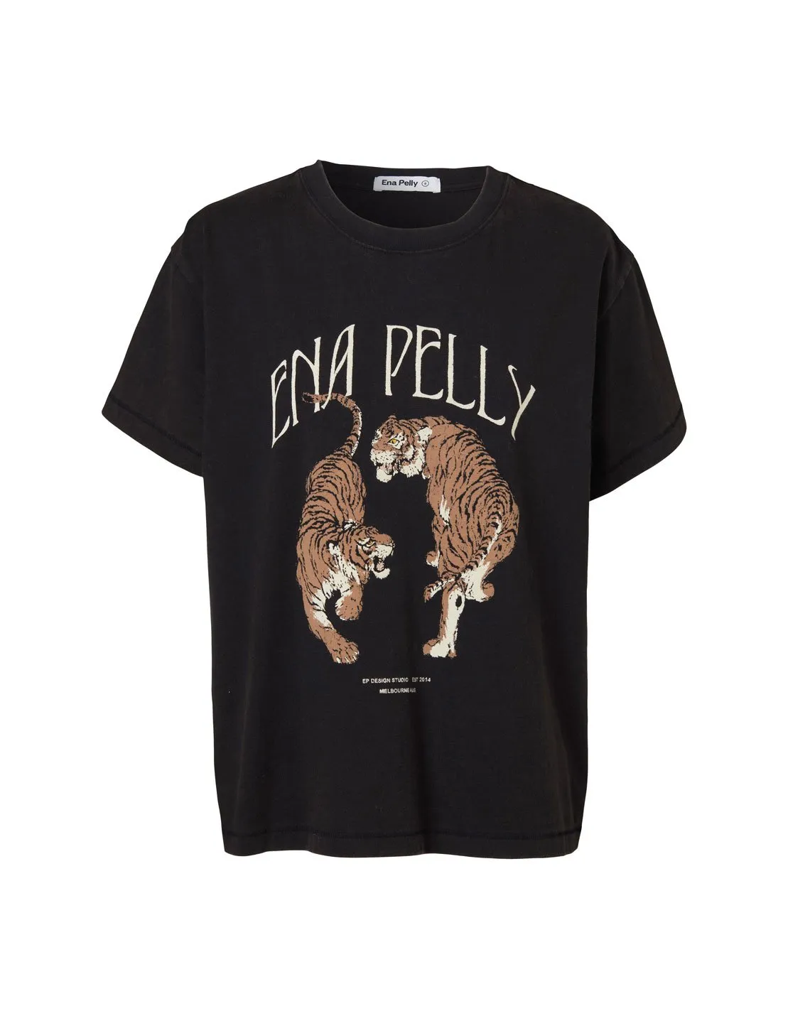 Yin Yang Tiger Tee (Black)